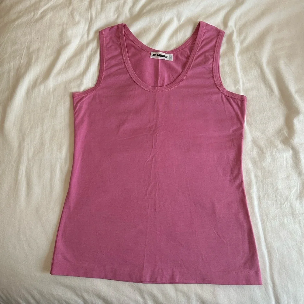 Jil Sander Pink Tank Top - Picture 1 of 5